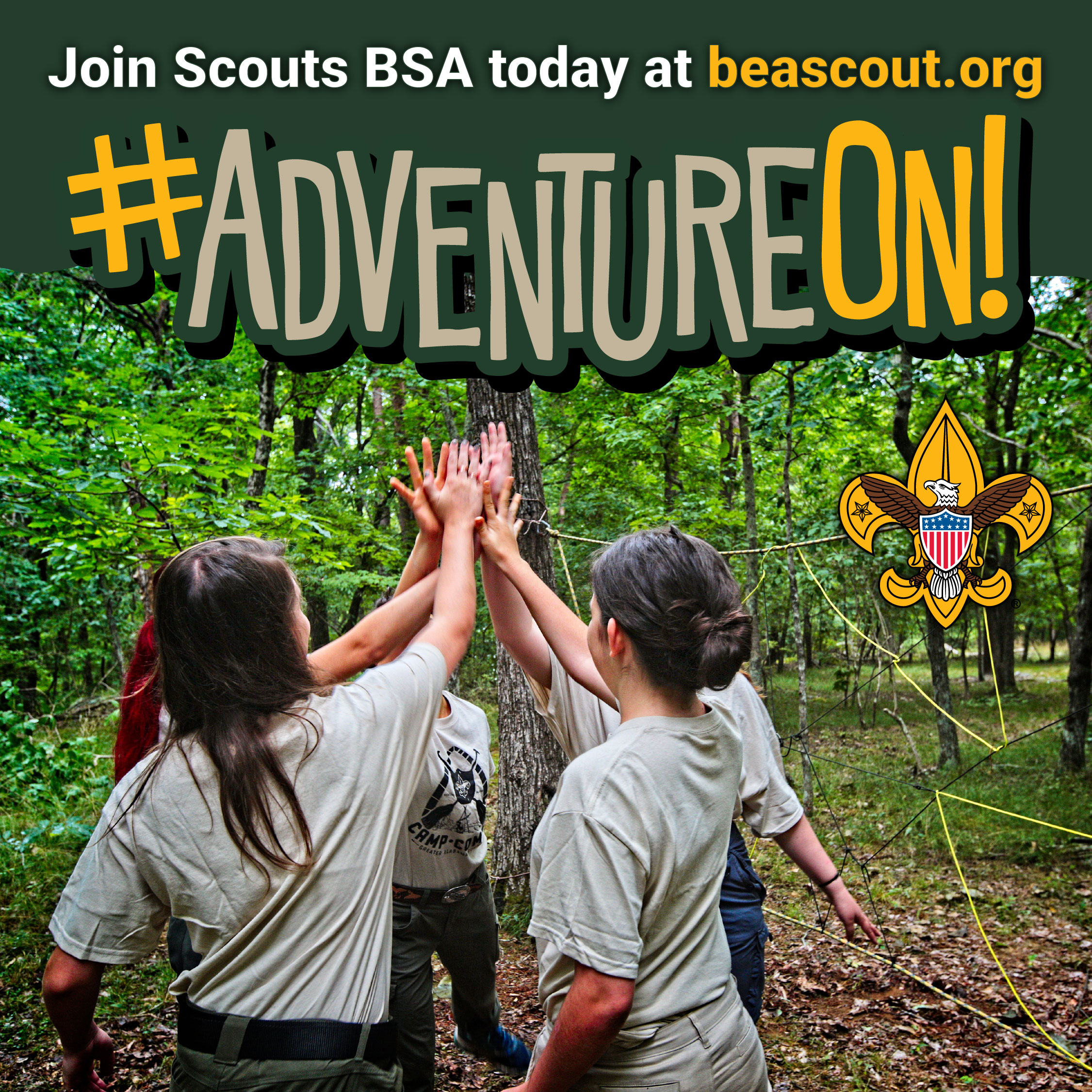Adventure On 2023 Social Media Image - #AdventureOn - Hi Five